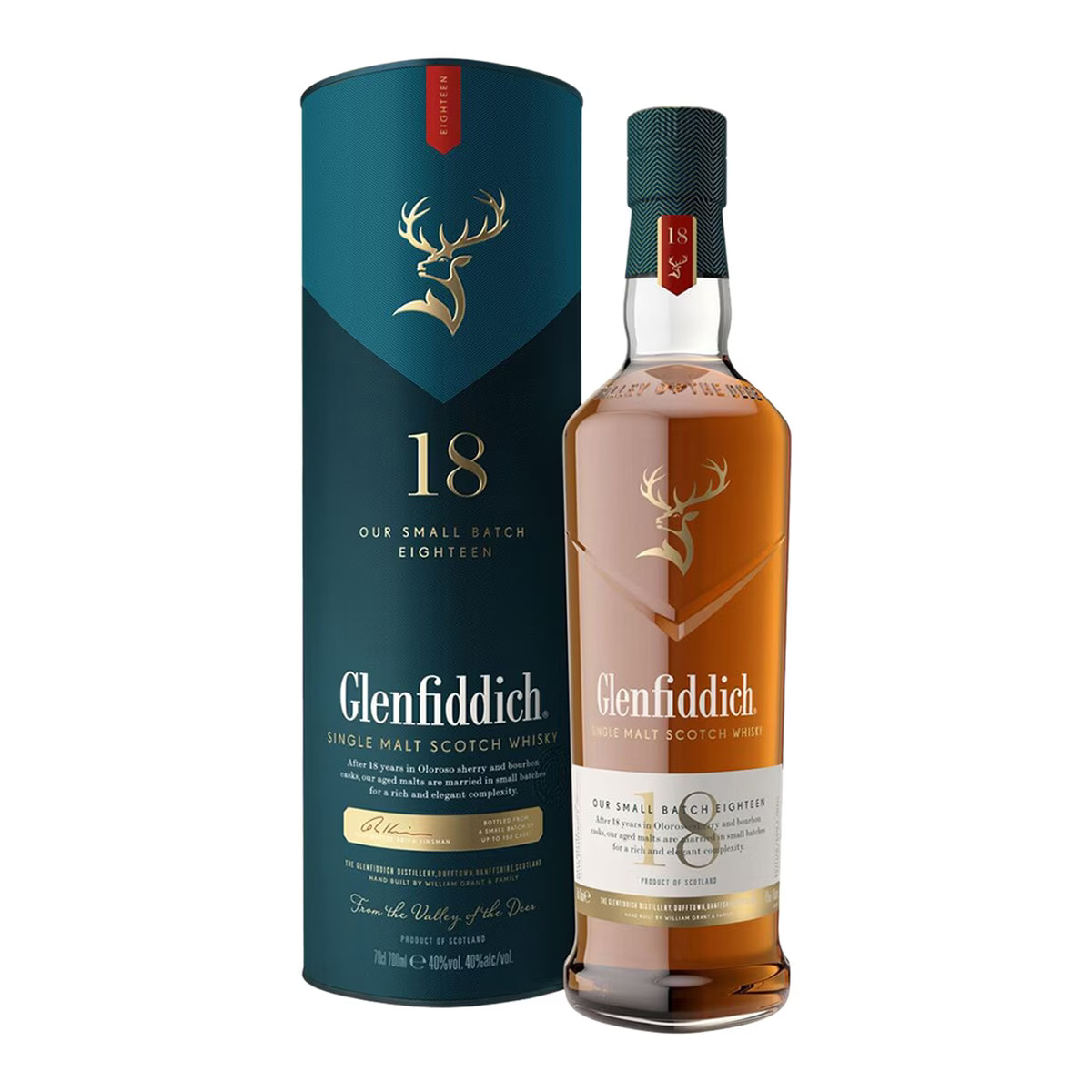 Whisky de malta Glenfiddich 18 años