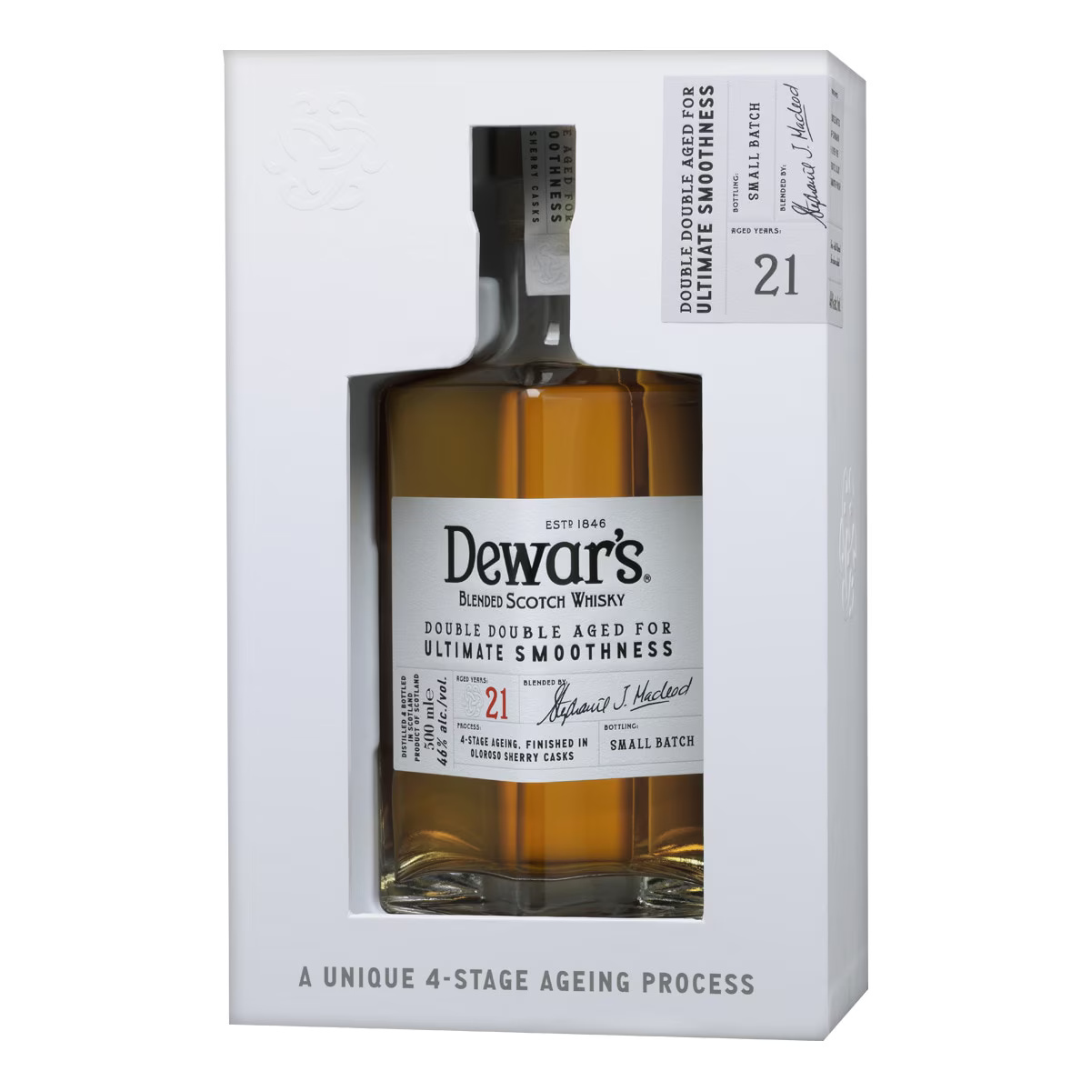 Whisky escocés Dewar's 21 años